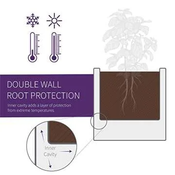 Crescent Garden Pandora Planter - Durable & Eco-friendly