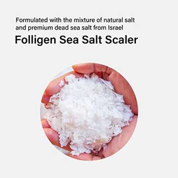 Dr.FORHAIR Folligen Sea Salt Scaler Scalp Scrub (10.5oz) | 45% Sea Salt | Exfoliate Hair Deep Cleansing Excess Sebum Oily Greasy Hair | Dry Flaky Itchy Treatment (No Parabens, Silicone, Sulfates)