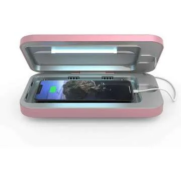 Effective UV Cell Phone Sanitizer & Charger Box