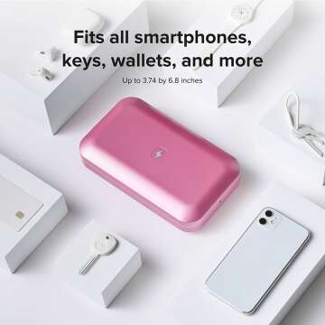 Effective UV Cell Phone Sanitizer & Charger Box