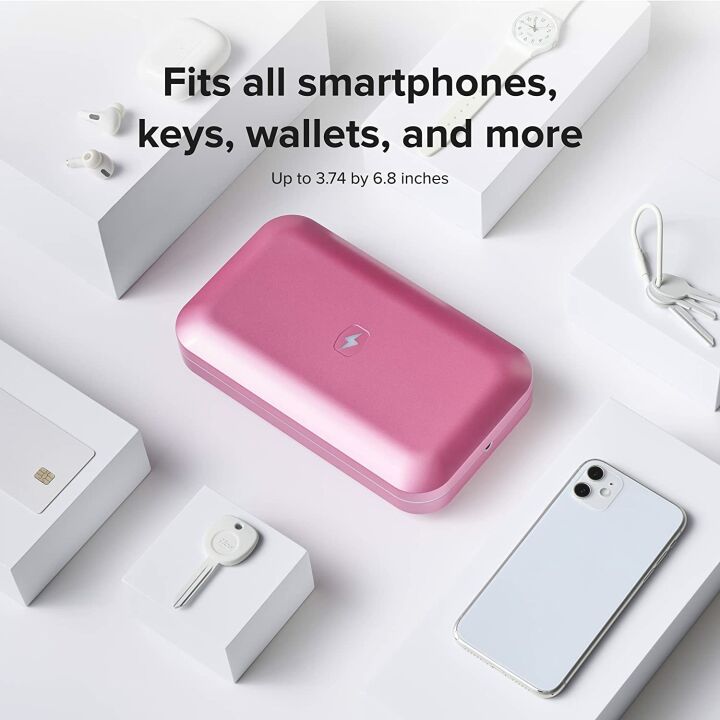 Effective UV Cell Phone Sanitizer & Charger Box