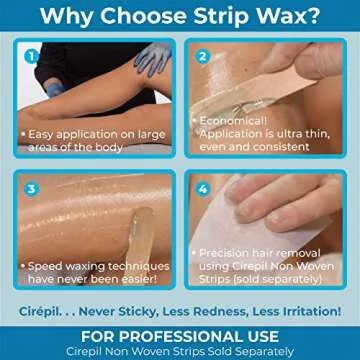 Cirepil Cristal Ocean Wax - Unscented Soft Wax for All Skin Types