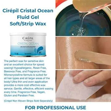 Cirepil Cristal Ocean Wax - Unscented Soft Wax for All Skin Types