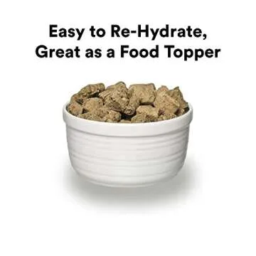 Steve's Real Food Freeze-Dried Raw Food Diet for Dogs and Cats, 2-Pack, Chicken Recipe, 1.25 lbs in Each Bag, Made in The USA, Pour and Serve Nuggets, Vegetarian Fed & Free Range