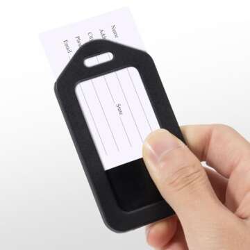 10 Pack Luggage Tag Bright Luggage Tags for Suitcases Bag Tags Name Tags for Kids Travel Accessories Must Haves by Sodsay