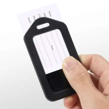 10 Pack Luggage Tag Bright Luggage Tags for Suitcases Bag Tags Name Tags for Kids Travel Accessories Must Haves by Sodsay