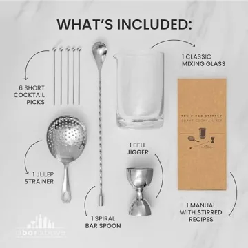 Premium Cocktail Mixing Glass Set for Home Bartending