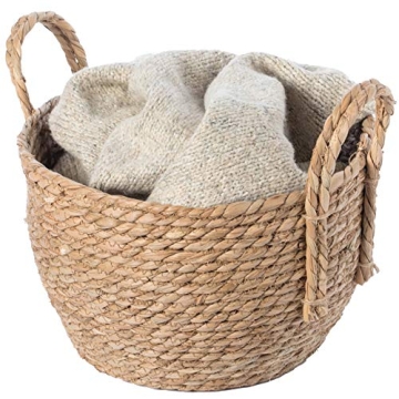 Stylish Vintiquewise Wicker Storage Basket for Any Room