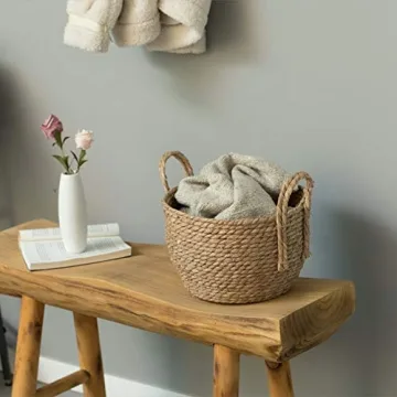 Stylish Vintiquewise Wicker Storage Basket for Any Room