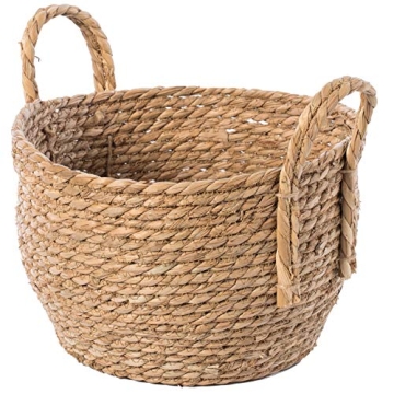 Stylish Vintiquewise Wicker Storage Basket for Any Room