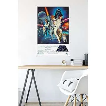 Trends International Star Wars IV One sheet Collector's Edition Wall Poster 24" x 36" for Bedroom