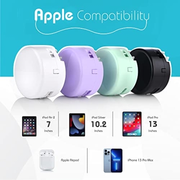 Retractable Charging Cable & Power Bank for iPhone