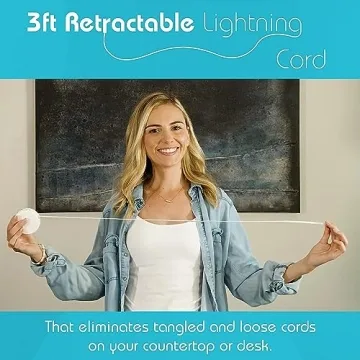 Retractable Charging Cable & Power Bank for iPhone