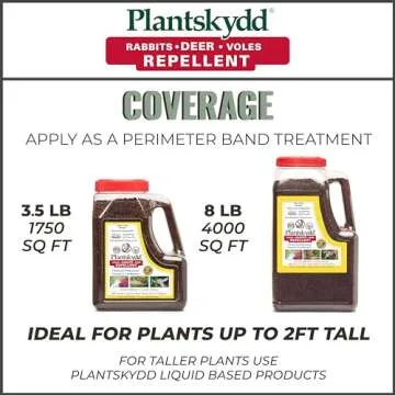 Plantskydd Animal Repellent for Herbivore Control - 3.5 LB Shaker