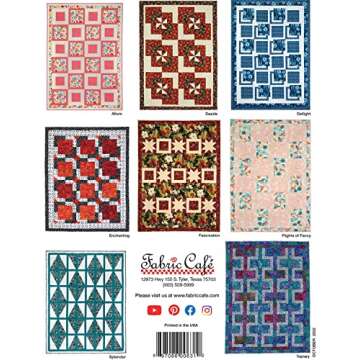 The Magic of 3-Yard Quilts Pattern Book by Fabric Cafe