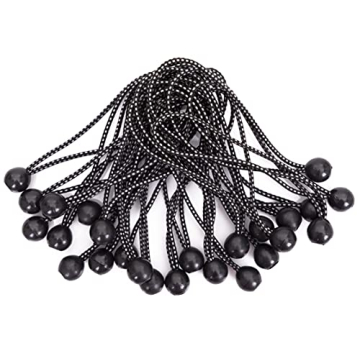 Kotap BB-9B Heavy-Duty Ball Bungee Cords - 25 Pack