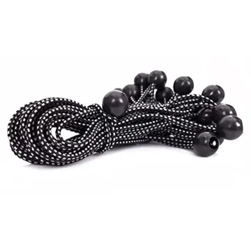 Kotap BB-9B Heavy-Duty Ball Bungee Cords - 25 Pack
