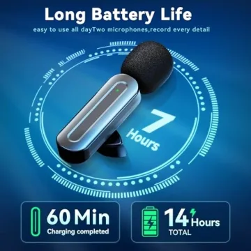 AWSENS 3 in 1 Wireless Lavalier Microphones for All