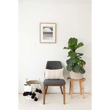 Woven Nook - Modern & Luxurious 12" x 40" Decorative Lumbar Throw Pillow Cover - Durable Quality & M...