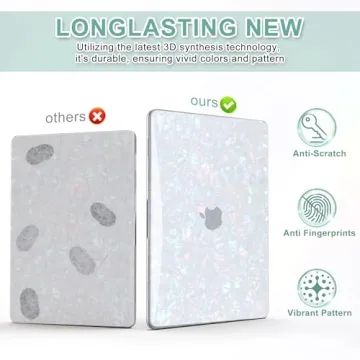 B BELK MacBook Air 13 Case with Pearl Design and Accessories