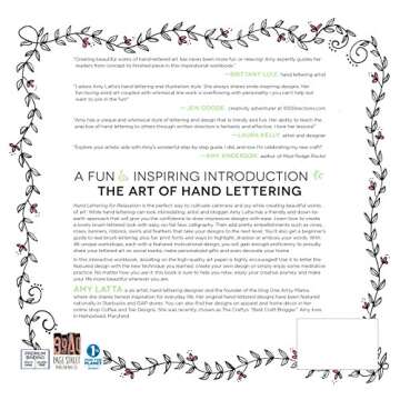 Hand Lettering for Relaxation: An Inspirational Workbook for Creating Beautiful Lettered Art