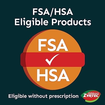 Zyrtec 24 Hour Children's Allergy Syrup with Cetirizine HCl, Antihistamine Allergy Medicine for Indoor & Outdoor Allergy Relief for Kids, Dye-Free & Sugar-Free, Grape Flavor, 8 fl. oz