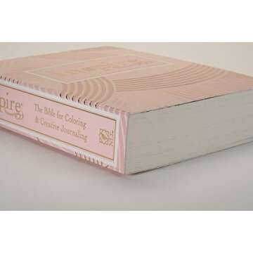Inspire Bible NLT Softcover Pink for Creative Journaling