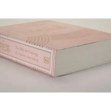 Inspire Bible NLT Softcover Pink for Creative Journaling