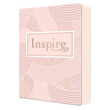 Inspire Bible NLT Softcover Pink for Creative Journaling
