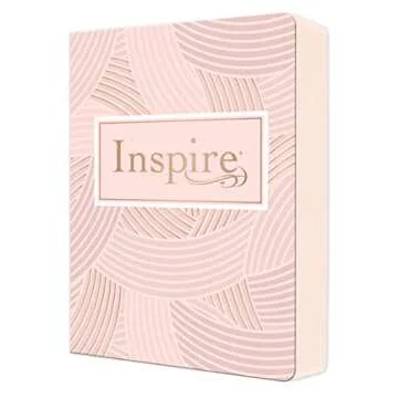 Inspire Bible NLT Softcover Pink for Creative Journaling