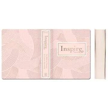 Inspire Bible NLT Softcover Pink for Creative Journaling