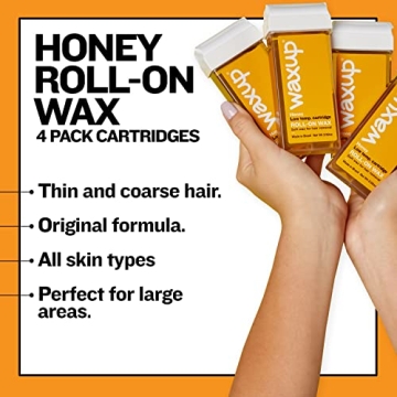 Painless Hair Removal: Waxup Honey Roll On Wax Kit