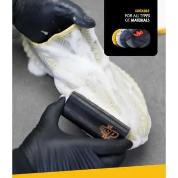 Crep Protect Shoe Cleaner Kit - Premium Sneaker Cleaning Travel Kit with Solution, Premium Brush, and Microfiber Cloth & Refill