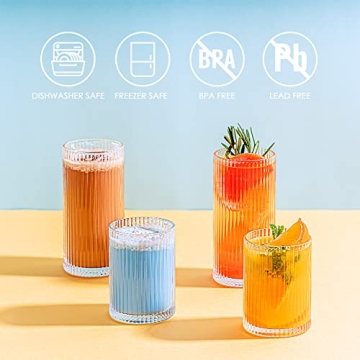 Stylish Combler Cocktail Glasses Set for Home or Gifts