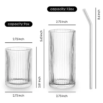 Stylish Combler Cocktail Glasses Set for Home or Gifts