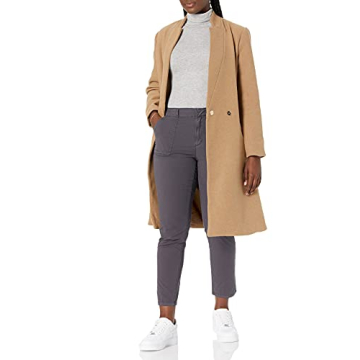 Daily Ritual Women's Wool Blend Belted Coat