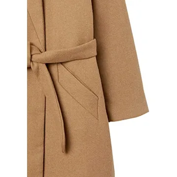 Daily Ritual Women's Wool Blend Belted Coat