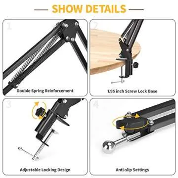 Universal 360° Rotation Phone Holder for Desk and Bed