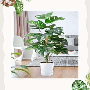 JJGoo 【4 Pack】 Tall Moss Pole,35.4 inch Bendable Plant Poles for Plants Monstera, Plant Sticks Support to Train Indoor Plants to Grow Upwards, Handmade Plant Stakes for Climbing Plants