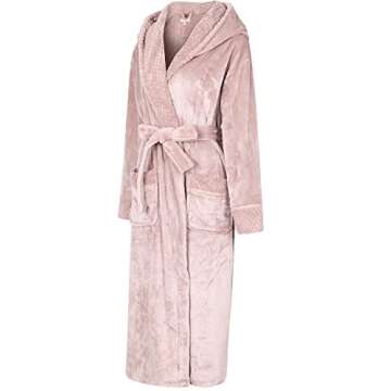 Richie House Women's Soft and Warm Robe Bathrobe Plush RHW2823-A-M