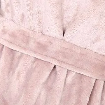 Richie House Women's Soft and Warm Robe Bathrobe Plush RHW2823-A-M
