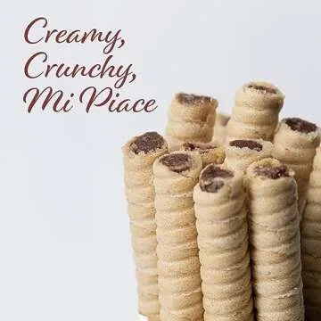 Pirucream Rolled Wafers with Chocolate Hazelnut, Organic Alkaline 100% Cocoa – No Trans-Fat, Preservatives, Colorants or Additives and without Palm Oil (300Gr/ 10.58Oz each one – 3 Pack Tin)