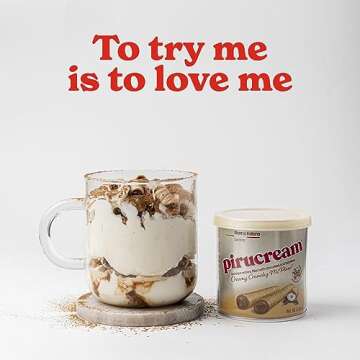 Pirucream Rolled Wafers with Chocolate Hazelnut, Organic Alkaline 100% Cocoa – No Trans-Fat, Preservatives, Colorants or Additives and without Palm Oil (300Gr/ 10.58Oz each one – 3 Pack Tin)