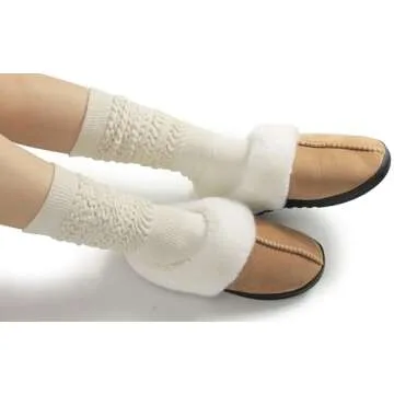 Sooneeya Slouch Socks - Cozy Knee High Scrunch Socks
