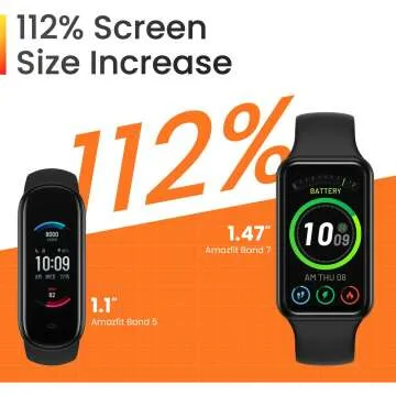 Amazfit Band 7 - Fitness Tracker with Alexa & 5 ATM
