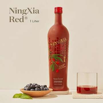 Young Living Ningxia Red Supplement - Energize, Fortify, Revitalize - 4 Pack, 750ml Each