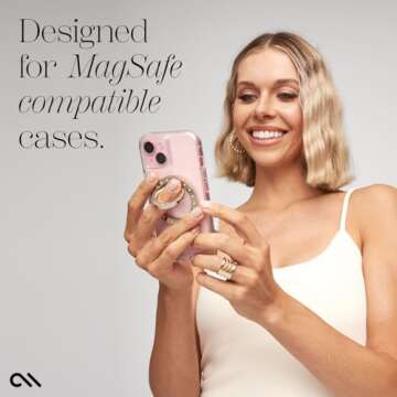 Stylish Case-Mate Magnetic Phone Ring Holder for iPhone