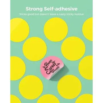 MUNBYN 2 Inch Color Circle Thermal Sticker Labels