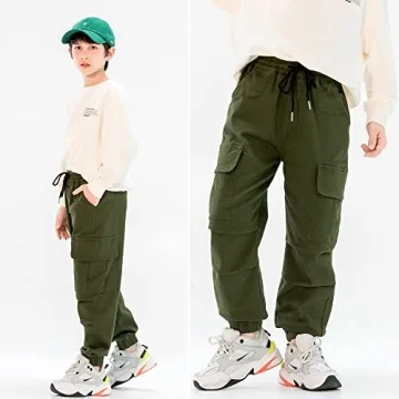 Comfortable MINI PANDA Boys' Cargo Pants Size 6-16