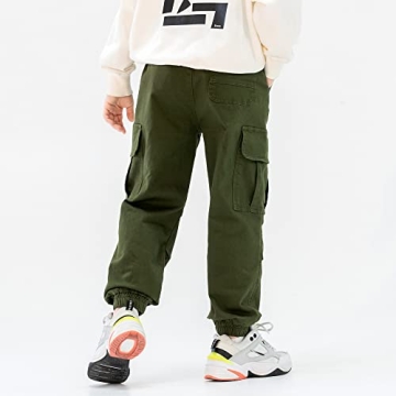 Comfortable MINI PANDA Boys' Cargo Pants Size 6-16